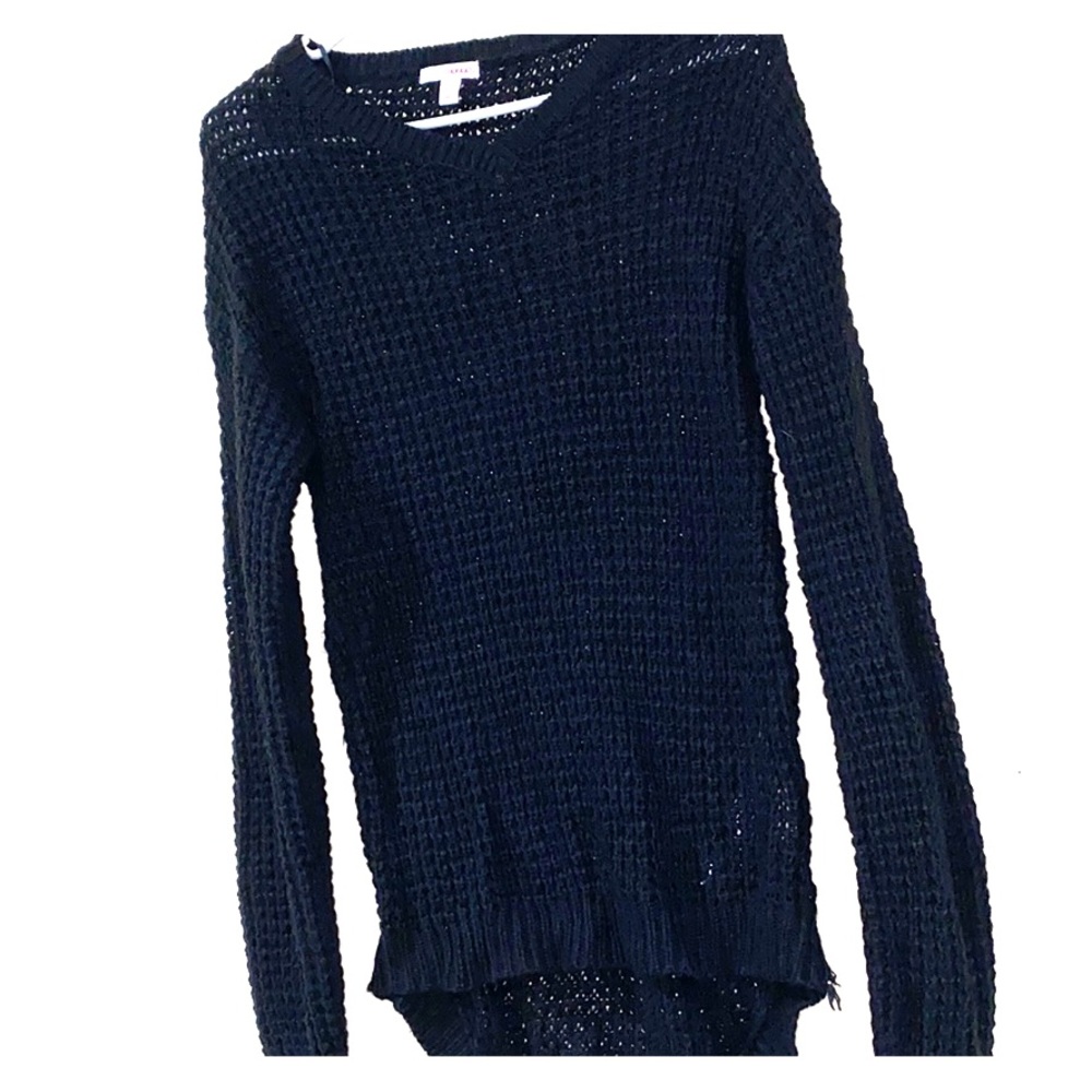 New knit Bongo black sweater medium